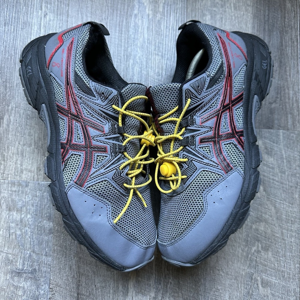 ASICS GEL-Venture 8 Low Metropolis Black 1011B396 gray Men's Running SIZE 11.5